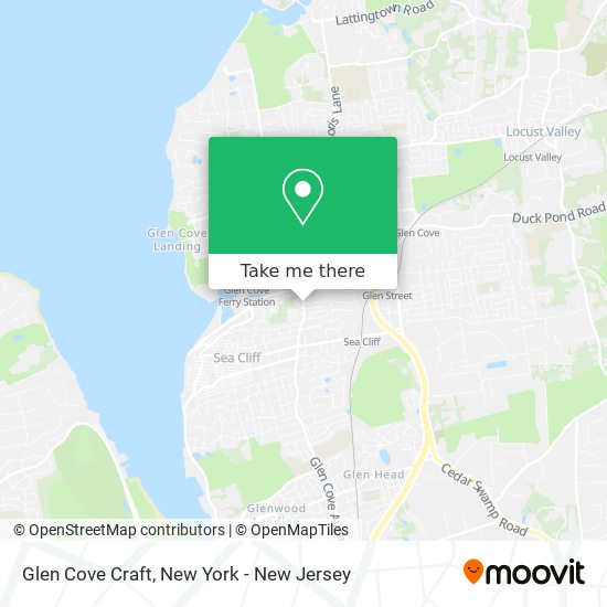 Glen Cove Craft map