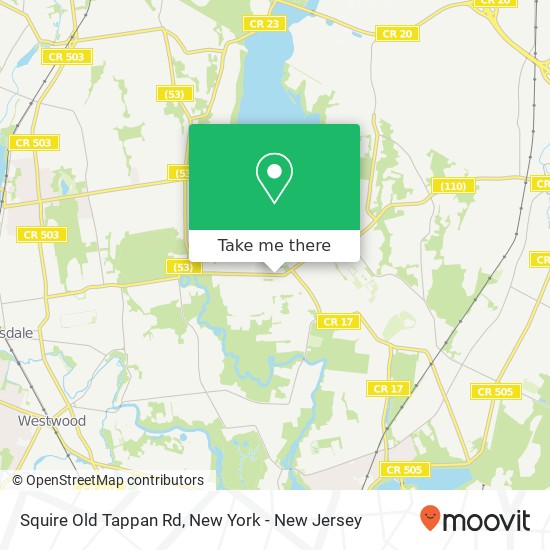 Squire Old Tappan Rd map