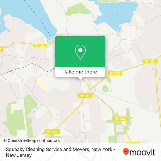 Mapa de Squeaky Cleaning Service and Movers