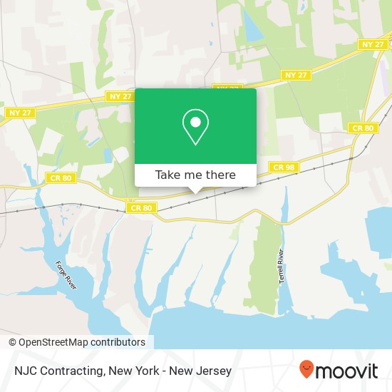 NJC Contracting map