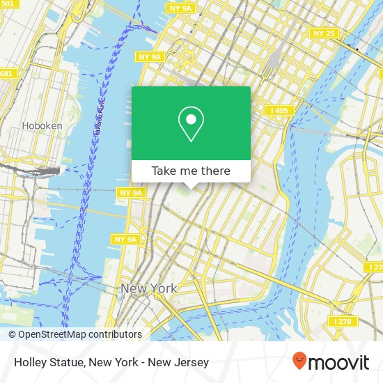 Holley Statue map