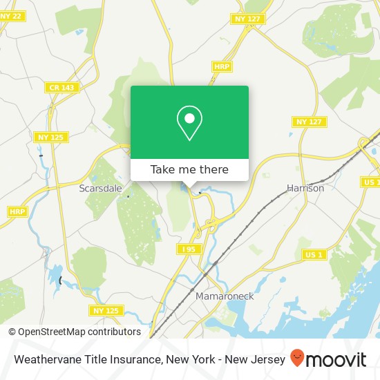 Weathervane Title Insurance map