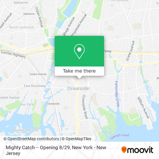 Mighty Catch -- Opening 8/29 map