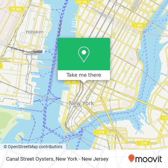 Canal Street Oysters map