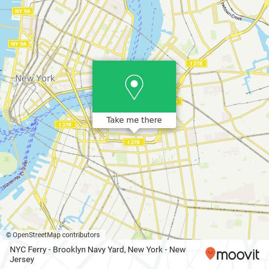 NYC Ferry - Brooklyn Navy Yard map