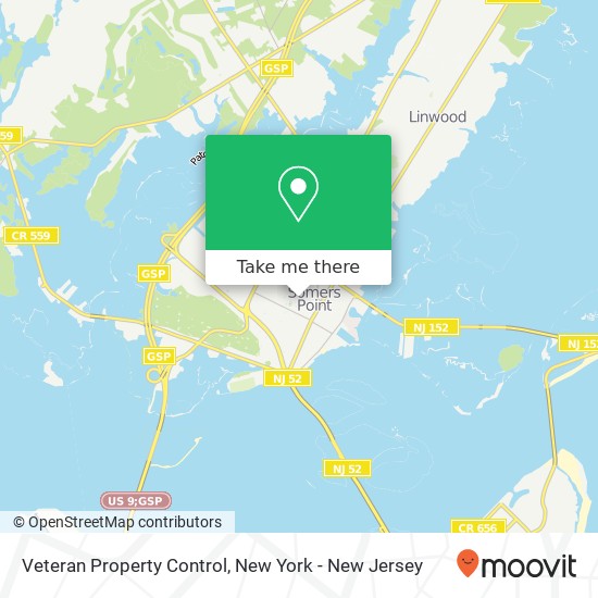 Veteran Property Control map