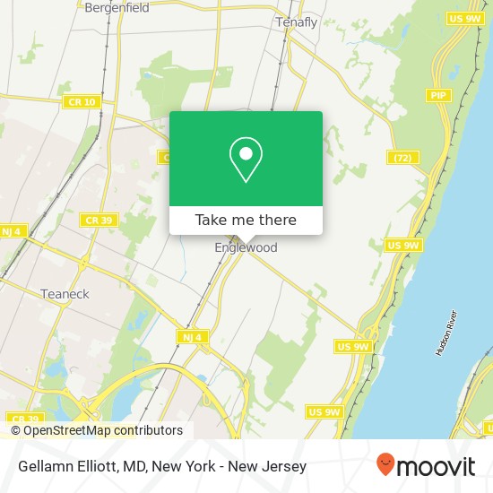 Gellamn Elliott, MD map