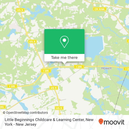 Mapa de Little Beginnings Childcare & Learning Center