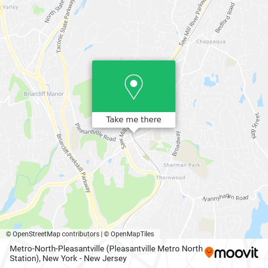 Mapa de Metro-North-Pleasantville