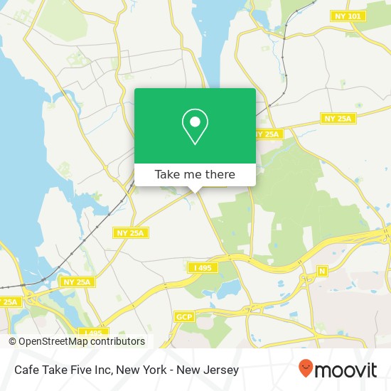 Mapa de Cafe Take Five Inc