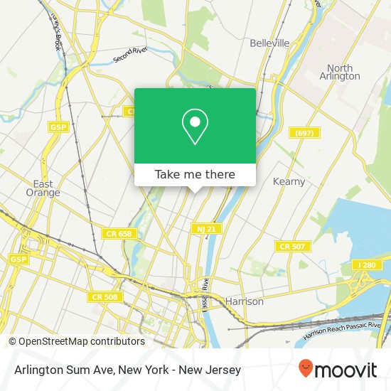 Arlington Sum Ave map