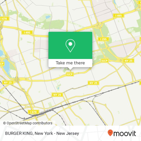 BURGER KING map