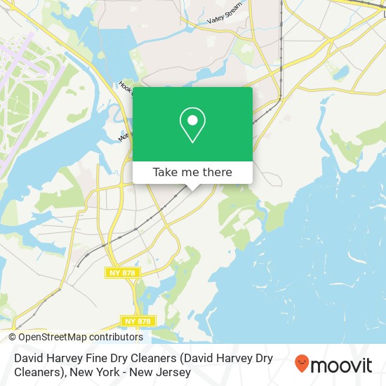 David Harvey Fine Dry Cleaners map