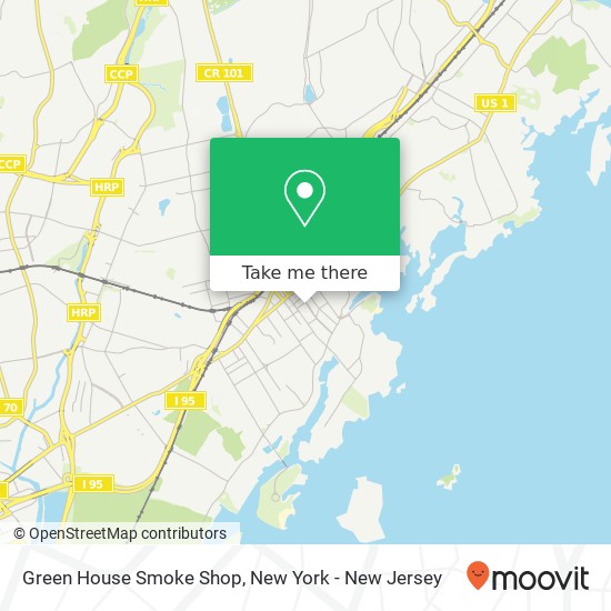 Green House Smoke Shop map