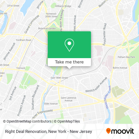Right Deal Renovation map
