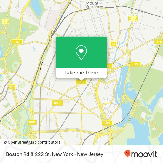 Mapa de Boston Rd & 222 St