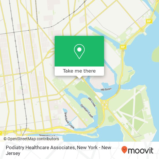 Mapa de Podiatry Healthcare Associates