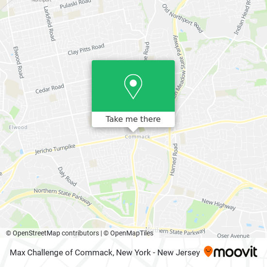 Mapa de Max Challenge of Commack