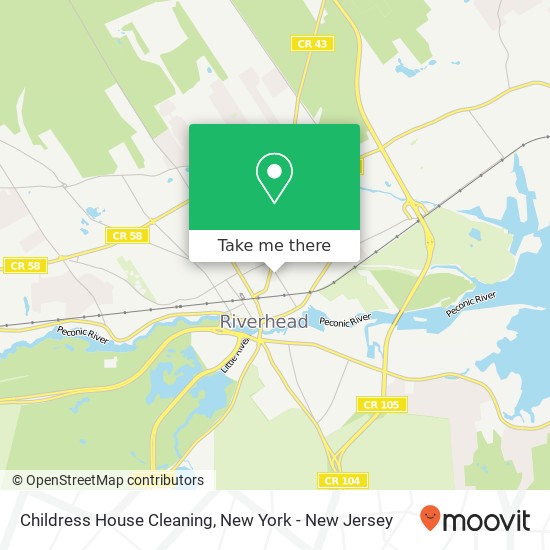 Childress House Cleaning map