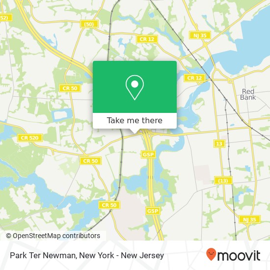 Mapa de Park Ter Newman