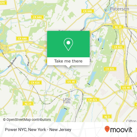 Power NYC map