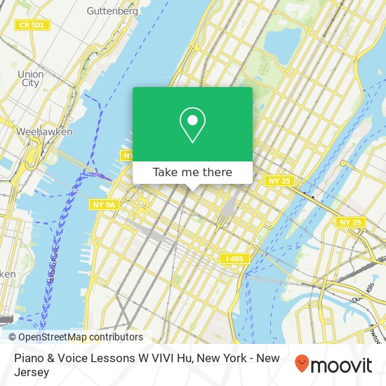 Mapa de Piano & Voice Lessons W VIVI Hu