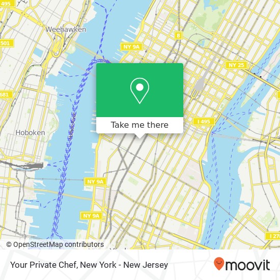 Your Private Chef map