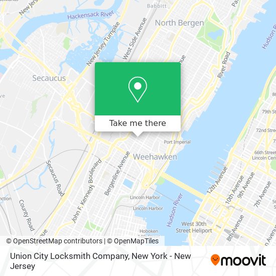 Union City Locksmith Company map