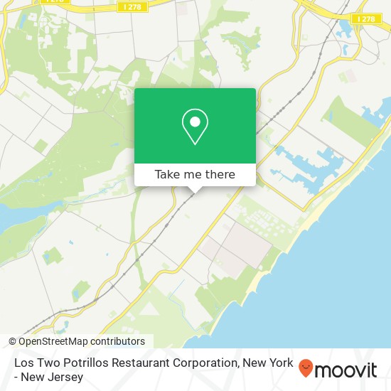 Mapa de Los Two Potrillos Restaurant Corporation