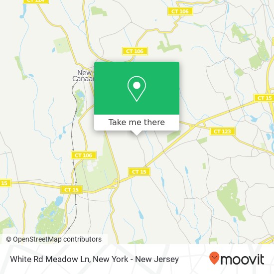 Mapa de White Rd Meadow Ln