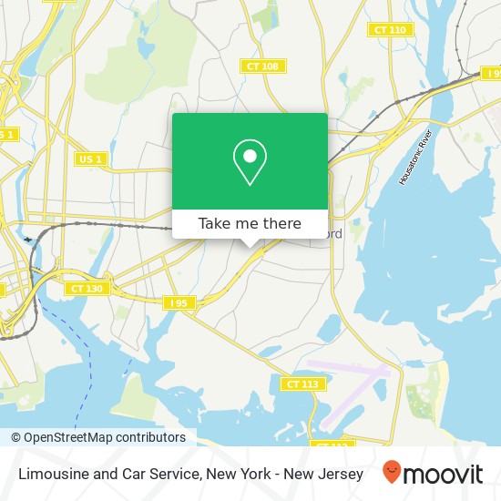 Mapa de Limousine and Car Service