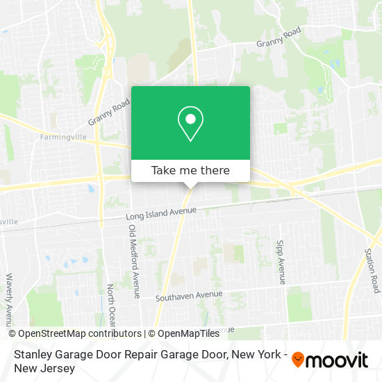 Mapa de Stanley Garage Door Repair Garage Door