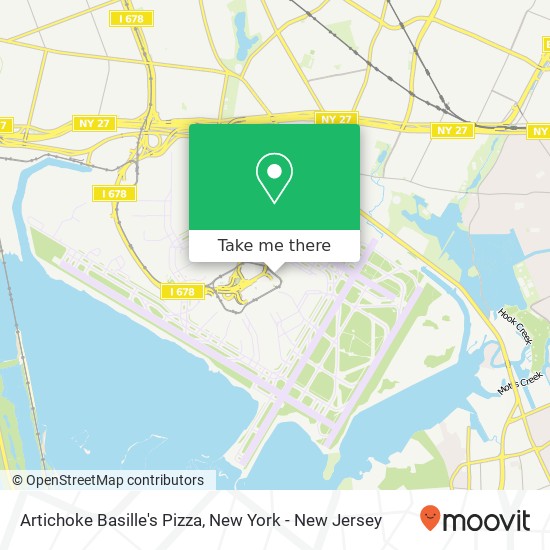 Artichoke Basille's Pizza map