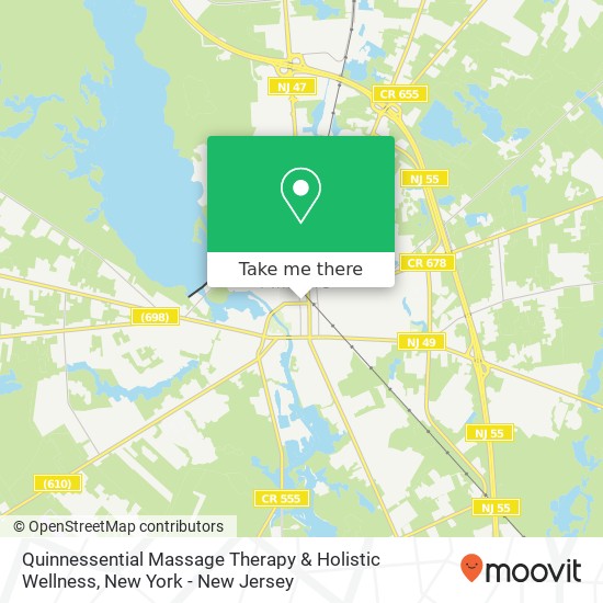 Quinnessential Massage Therapy & Holistic Wellness map