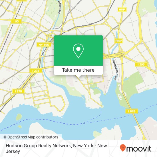 Mapa de Hudson Group Realty Network