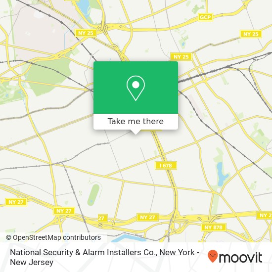 Mapa de National Security & Alarm Installers Co.