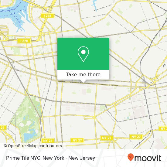 Mapa de Prime Tile NYC