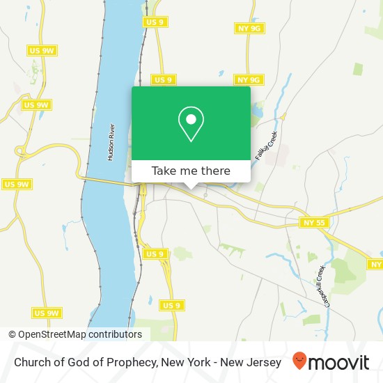 Mapa de Church of God of Prophecy