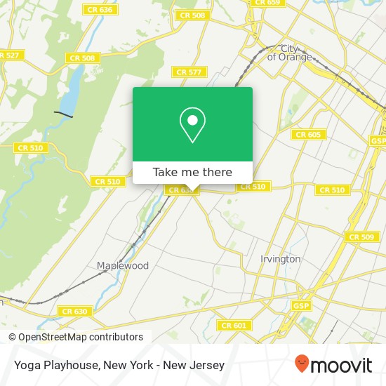 Mapa de Yoga Playhouse
