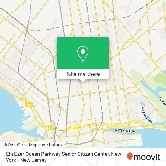 Mapa de Ehi Ezer Ocean Parkway Senior Citizen Center