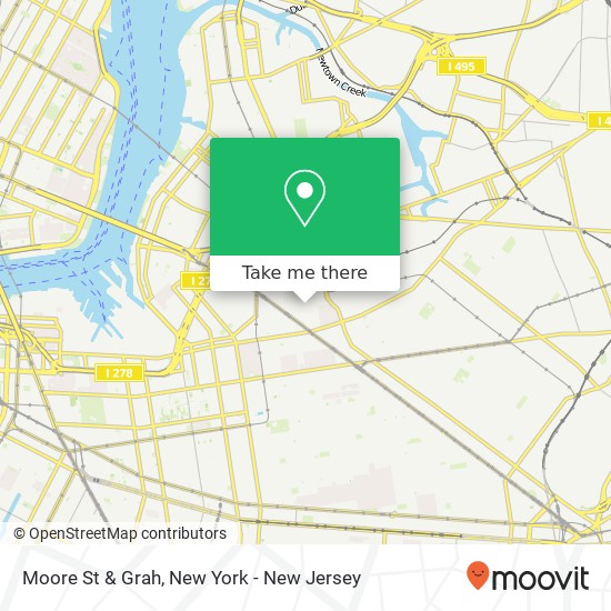 Mapa de Moore St & Grah