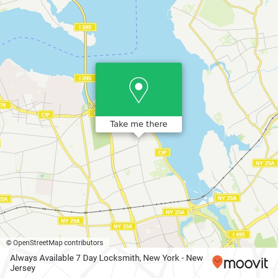 Always Available 7 Day Locksmith map