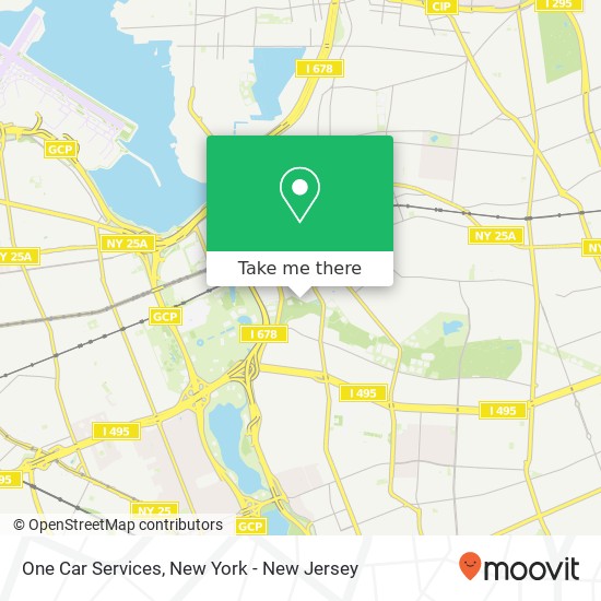 One Car Services map