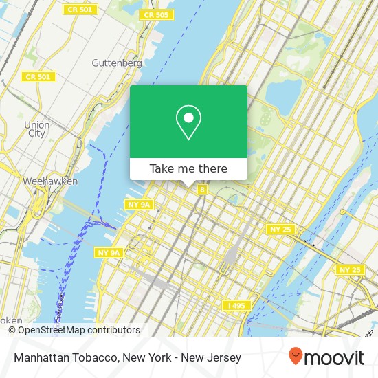 Manhattan Tobacco map