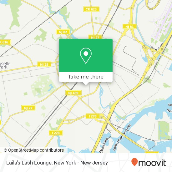 Laila's Lash Lounge map