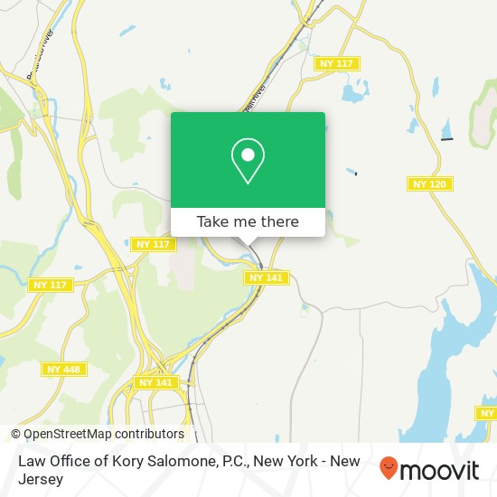Mapa de Law Office of Kory Salomone, P.C.
