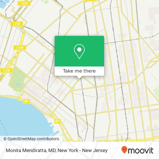 Monita Mendiratta, MD map