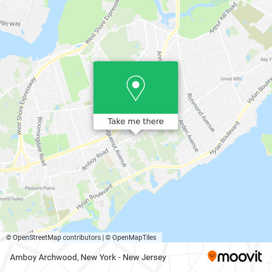 Amboy Archwood map