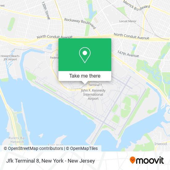 Mapa de Jfk Terminal 8
