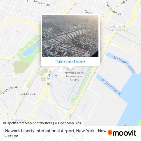 Newark Liberty International Airport map